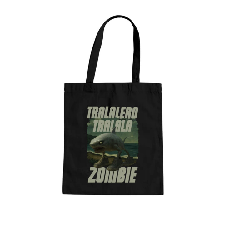 Tralalero tralala - zombie - Italian Brainrot  - taška s potiskem