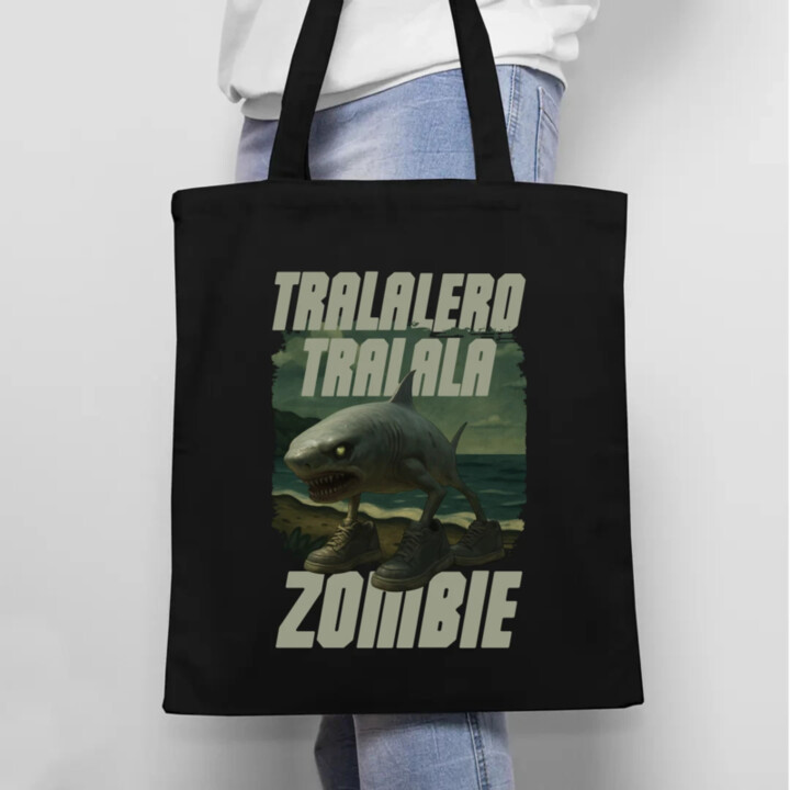 Tralalero tralala - zombie - Italian Brainrot  - taška s potiskem