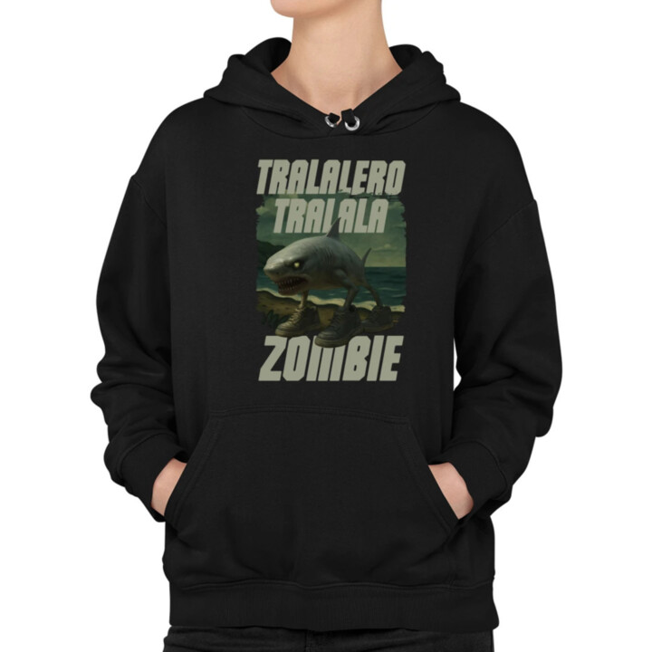 Tralalero tralala - zombie - Italian Brainrot  - dámská mikina s potiskem