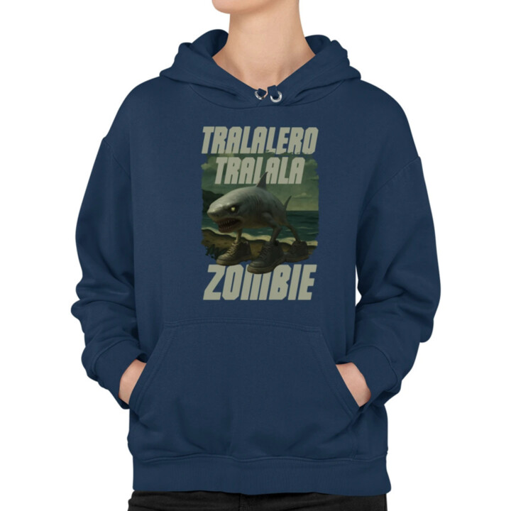 Tralalero tralala - zombie - Italian Brainrot  - dámská mikina s potiskem