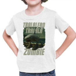Tralalero tralala - zombie - Italian Brainrot  - dětské tričko s potiskem