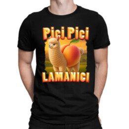 Pici pici lamanici - Italian Brainrot  - pánské tričko s potiskem