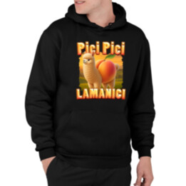 Pici pici lamanici - Italian Brainrot  - pánská mikina s potiskem