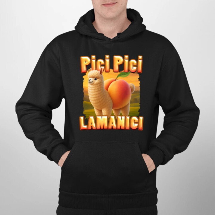 Pici pici lamanici - Italian Brainrot  - pánská mikina s potiskem