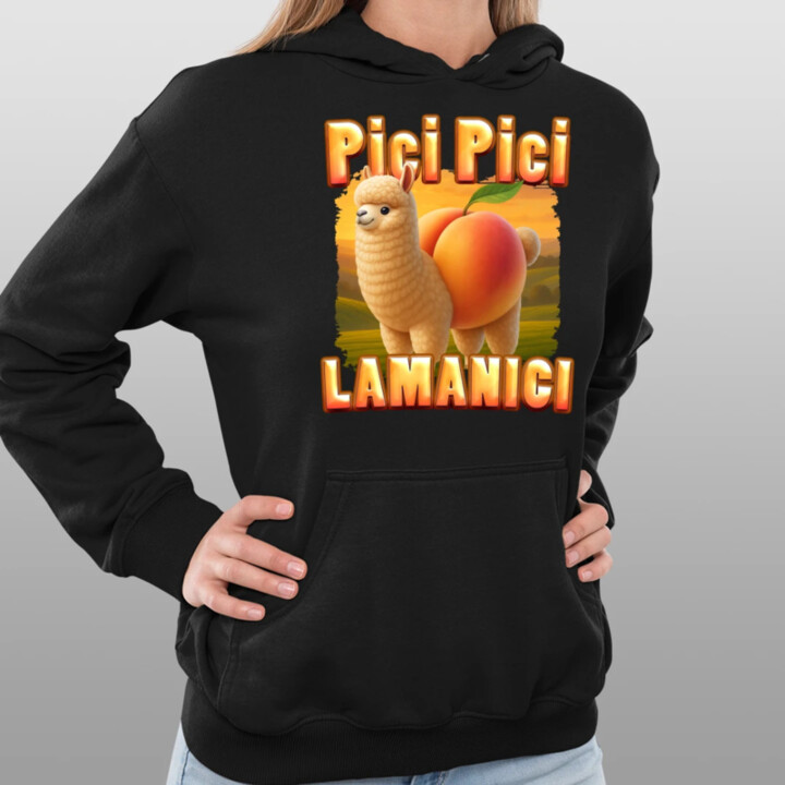 Pici pici lamanici - Italian Brainrot  - dámská mikina s potiskem