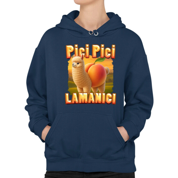 Pici pici lamanici - Italian Brainrot  - dámská mikina s potiskem
