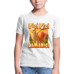 Pici pici lamanici - Italian Brainrot  - dětské tričko s potiskem