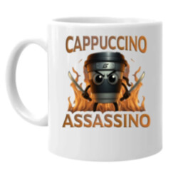 Cappuccino Assassino V3 - Italian Brainrot - Hrnek Ninja - hrnek s potiskem