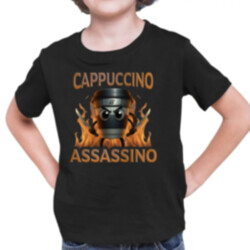 Cappuccino Assassino V3 - Italian Brainrot - Hrnek Ninja - dětské tričko s potiskem