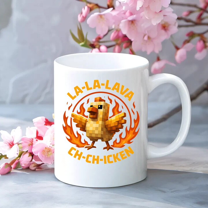 La-la-lava ch-ch-icken - Lávové kuře - hrnek s potiskem