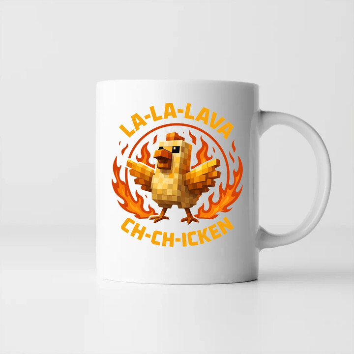 La-la-lava ch-ch-icken - Lávové kuře - hrnek s potiskem