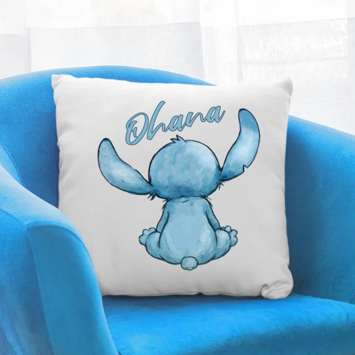 Ohana - polštář s potiskem pro fanoušky lilo a stitche