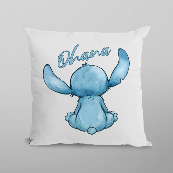 Ohana - polštář s potiskem pro fanoušky lilo a stitche