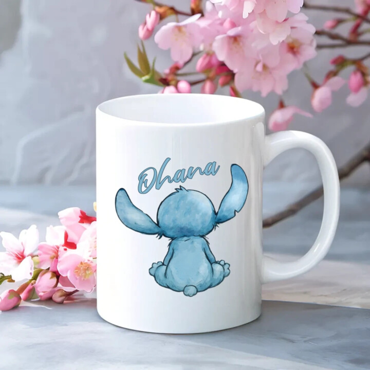 Ohana - hrnek s potiskem pro fanoušky lilo a stitche