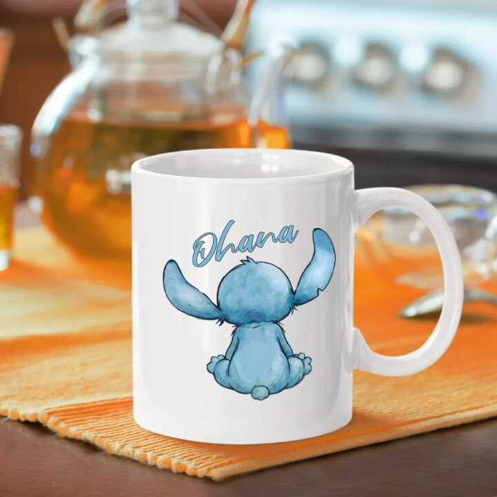 Ohana - hrnek s potiskem pro fanoušky lilo a stitche