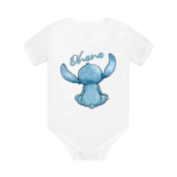 Ohana - dětské body s potiskem pro fanoušky lilo a stitche