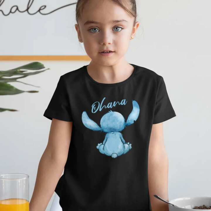 Ohana - dětské tričko s potiskem pro fanoušky lilo a stitche