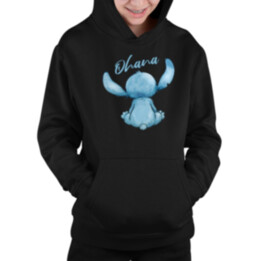 Ohana - dětská mikina s kapucí pro fanoušky lilo a stitche