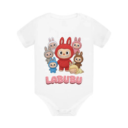 Panenky Bubu - skupina postav - dárek pro fanoušky Labubu - dětské body s potiskem