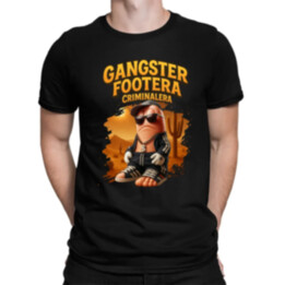 Gangster Footera Criminalera - Italian Brainrot - noha zločince - pánské tričko s potiskem