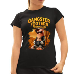 Gangster Footera Criminalera - Italian Brainrot - noha zločince  - dámské tričko s potiskem