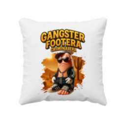 Gangster Footera Criminalera - Italian Brainrot - noha zločince - polštář s potiskem