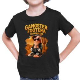Gangster Footera Criminalera - Italian Brainrot - noha zločince - dětské tričko s potiskem