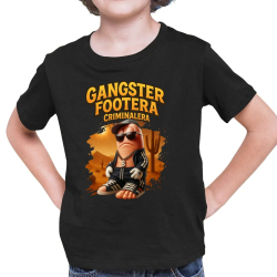 Gangster Footera Criminalera - Italian Brainrot - noha zločince - dětské tričko s potiskem