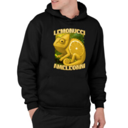 Lemonucci Ameleonni - Italian Brainrot - chameleon citron - pánská mikina s potiskem