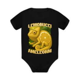 Lemonucci Ameleonni - Italian Brainrot - chameleon citron - dětské body s potiskem