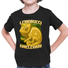 Lemonucci Ameleonni - Italian Brainrot - chameleon citron - dětské tričko s potiskem