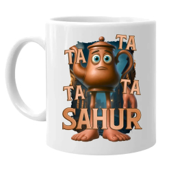 Ta Ta Ta Ta Sahur - Italian Brainrot - chodící kotlík - hrnek s potiskem