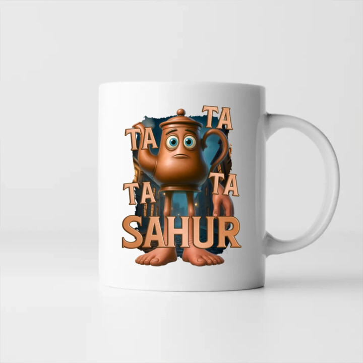 Ta Ta Ta Ta Sahur - Italian Brainrot - chodící kotlík - hrnek s potiskem