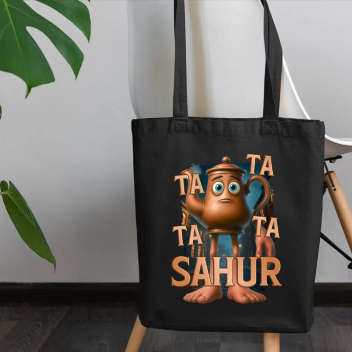 Ta Ta Ta Ta Sahur - Italian Brainrot - chodící kotlík - taška s potiskem