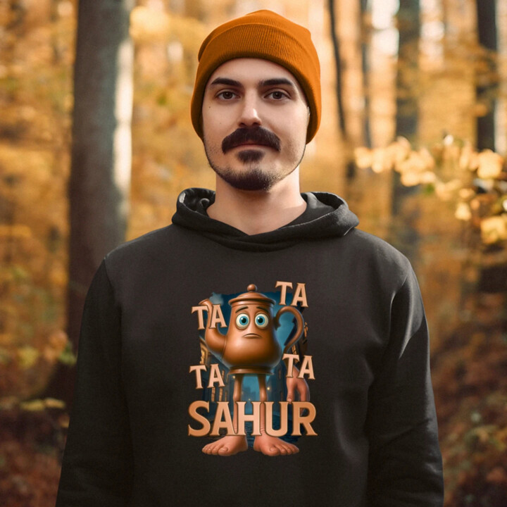 Ta Ta Ta Ta Sahur - Italian Brainrot - chodící kotlík - pánská mikina s potiskem