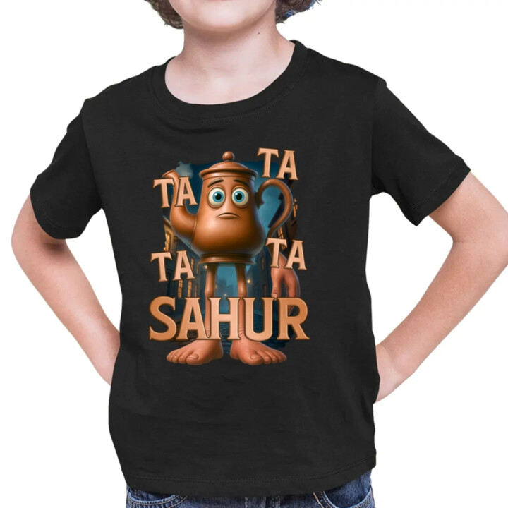 Ta Ta Ta Ta Sahur - Italian Brainrot - chodící kotlík - dětské tričko s potiskem