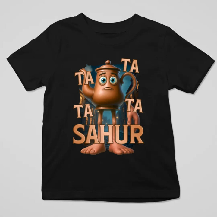Ta Ta Ta Ta Sahur - Italian Brainrot - chodící kotlík - dětské tričko s potiskem