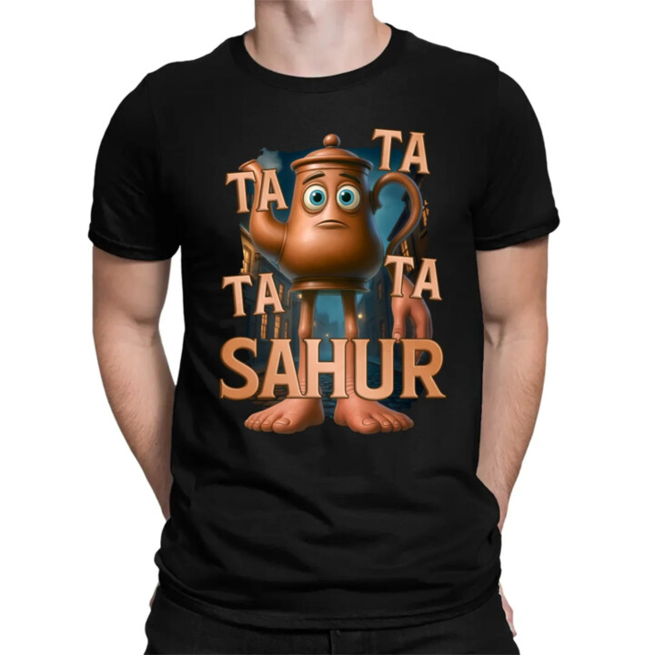Ta Ta Ta Ta Sahur - Italian Brainrot - chodící kotlík - pánské tričko s potiskem