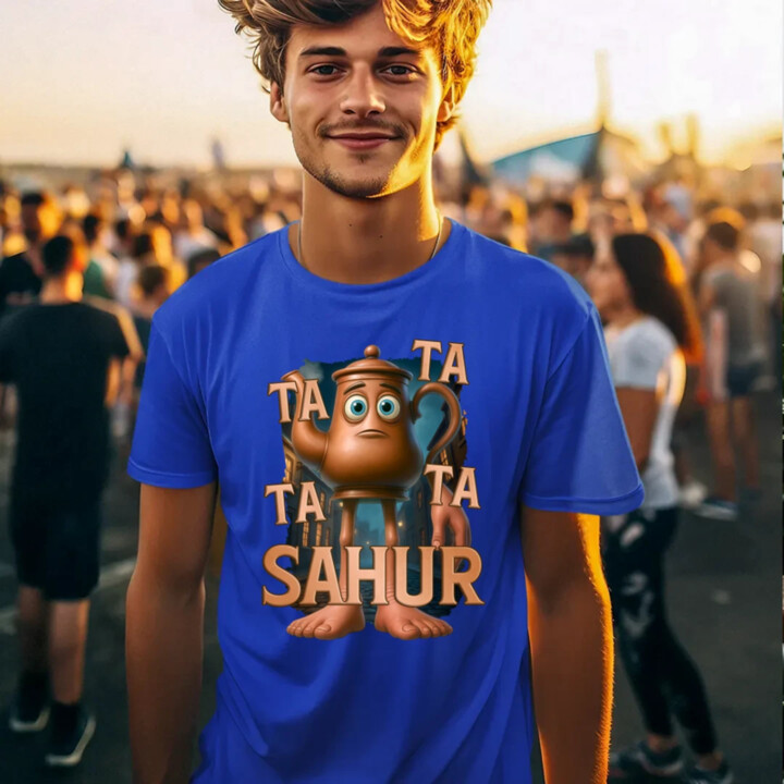 Ta Ta Ta Ta Sahur - Italian Brainrot - chodící kotlík - pánské tričko s potiskem