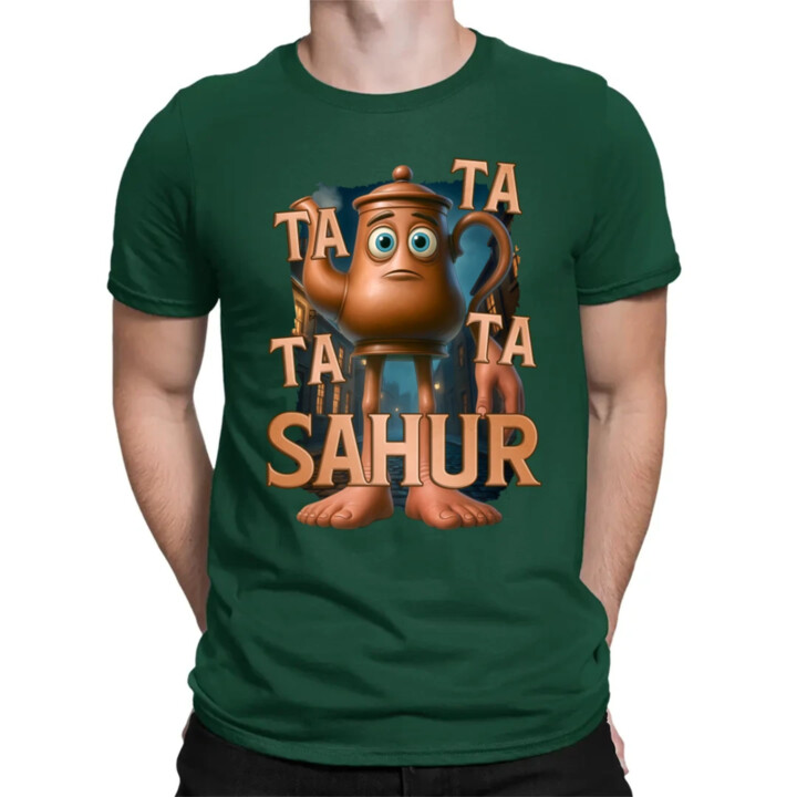 Ta Ta Ta Ta Sahur - Italian Brainrot - chodící kotlík - pánské tričko s potiskem