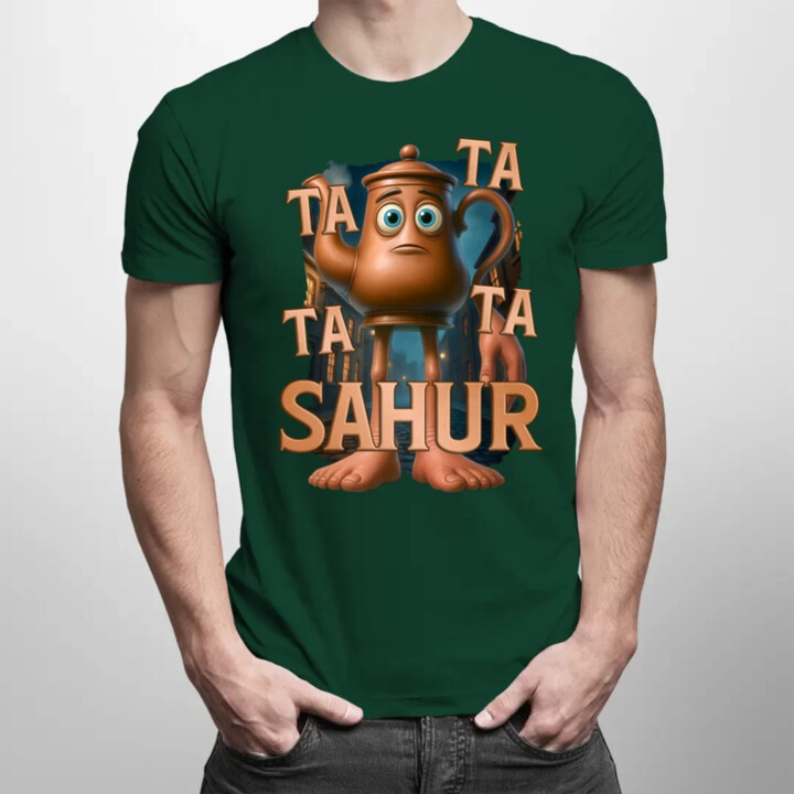 Ta Ta Ta Ta Sahur - Italian Brainrot - chodící kotlík - pánské tričko s potiskem