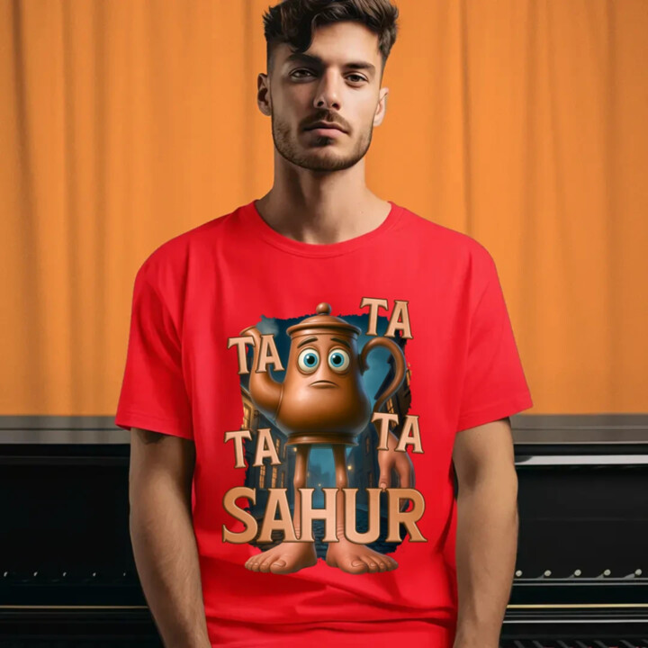 Ta Ta Ta Ta Sahur - Italian Brainrot - chodící kotlík - pánské tričko s potiskem