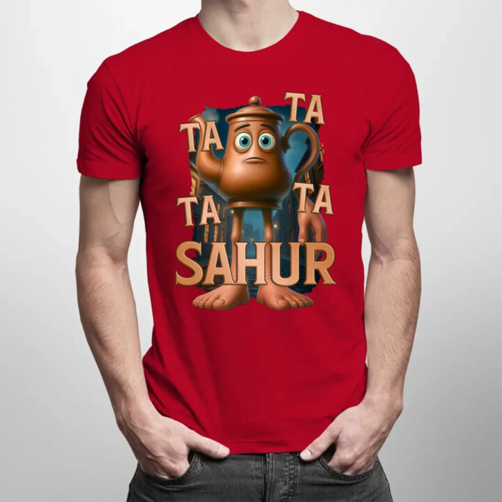 Ta Ta Ta Ta Sahur - Italian Brainrot - chodící kotlík - pánské tričko s potiskem