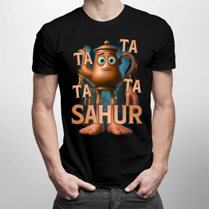 Ta Ta Ta Ta Sahur - Italian Brainrot - chodící kotlík - pánské tričko s potiskem