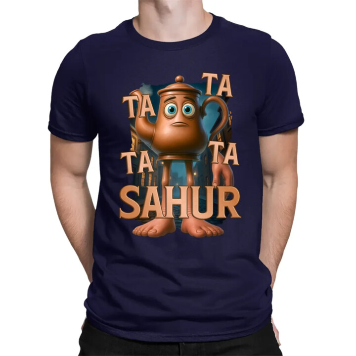 Ta Ta Ta Ta Sahur - Italian Brainrot - chodící kotlík - pánské tričko s potiskem