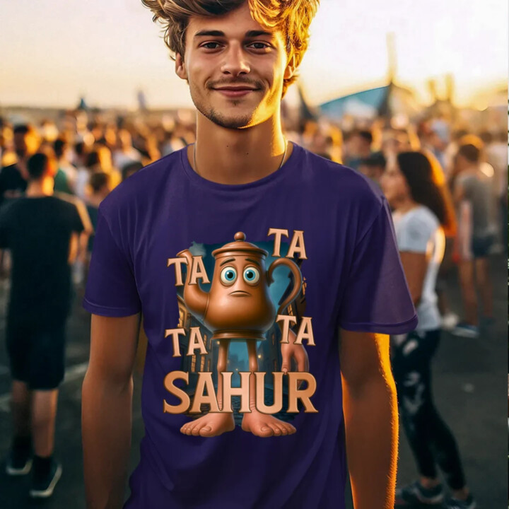 Ta Ta Ta Ta Sahur - Italian Brainrot - chodící kotlík - pánské tričko s potiskem