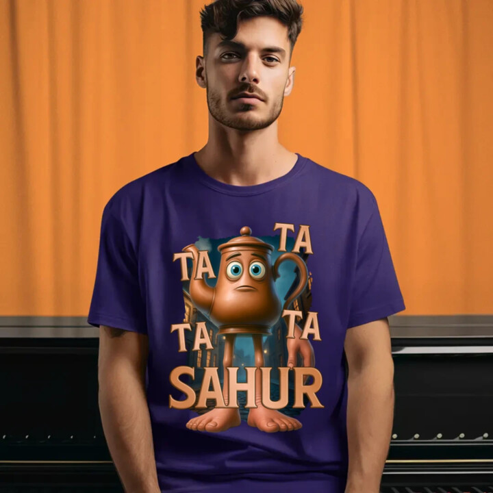 Ta Ta Ta Ta Sahur - Italian Brainrot - chodící kotlík - pánské tričko s potiskem