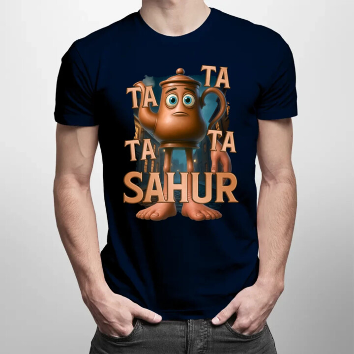 Ta Ta Ta Ta Sahur - Italian Brainrot - chodící kotlík - pánské tričko s potiskem