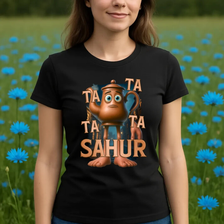 Ta Ta Ta Ta Sahur - Italian Brainrot - chodící kotlík  - dámské tričko s potiskem