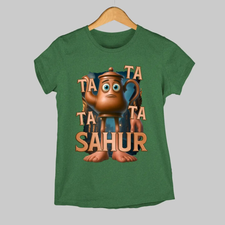 Ta Ta Ta Ta Sahur - Italian Brainrot - chodící kotlík  - dámské tričko s potiskem